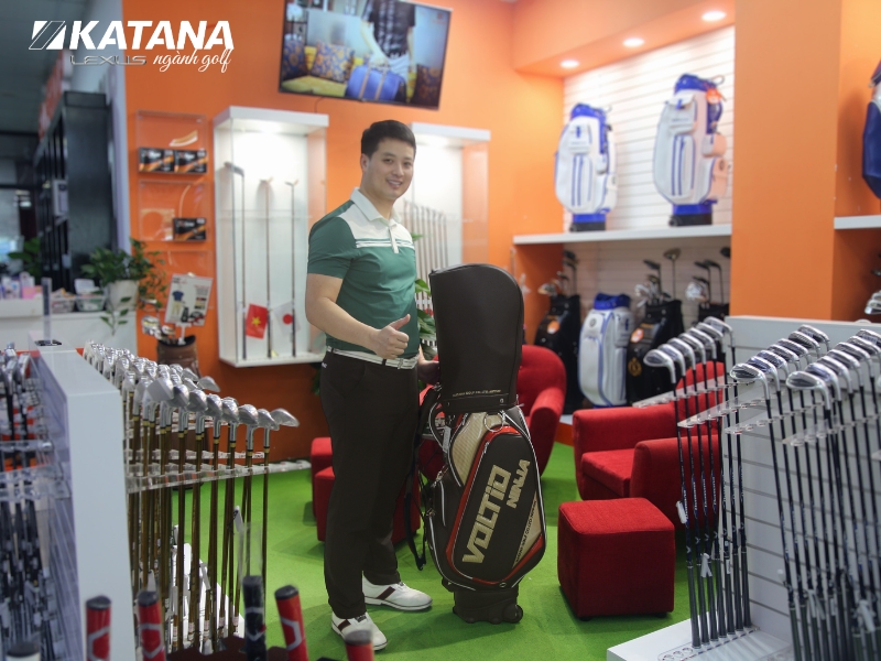 Review trực tiếp gậy golf Katana Voltio Ninja TG-01 từ GĐ Vietnam Golf Tech